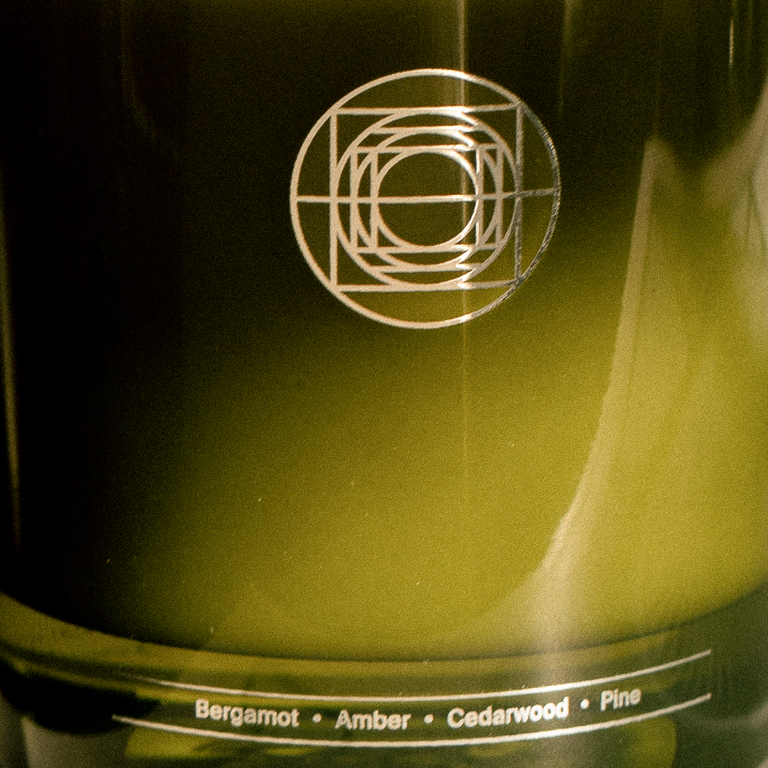 SUN THROUGH TREES candle