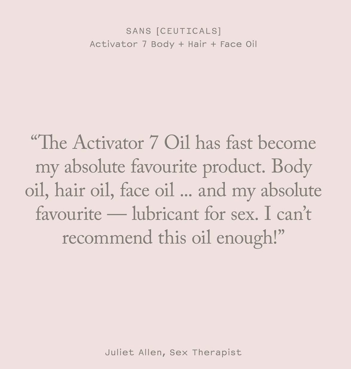 Activator 7 Body + Hair + Face Oil
