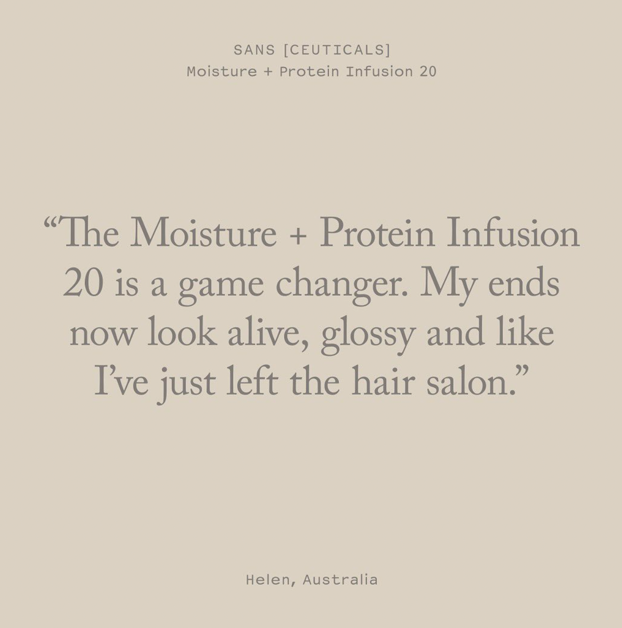 Moisture & Protein Infusion 20