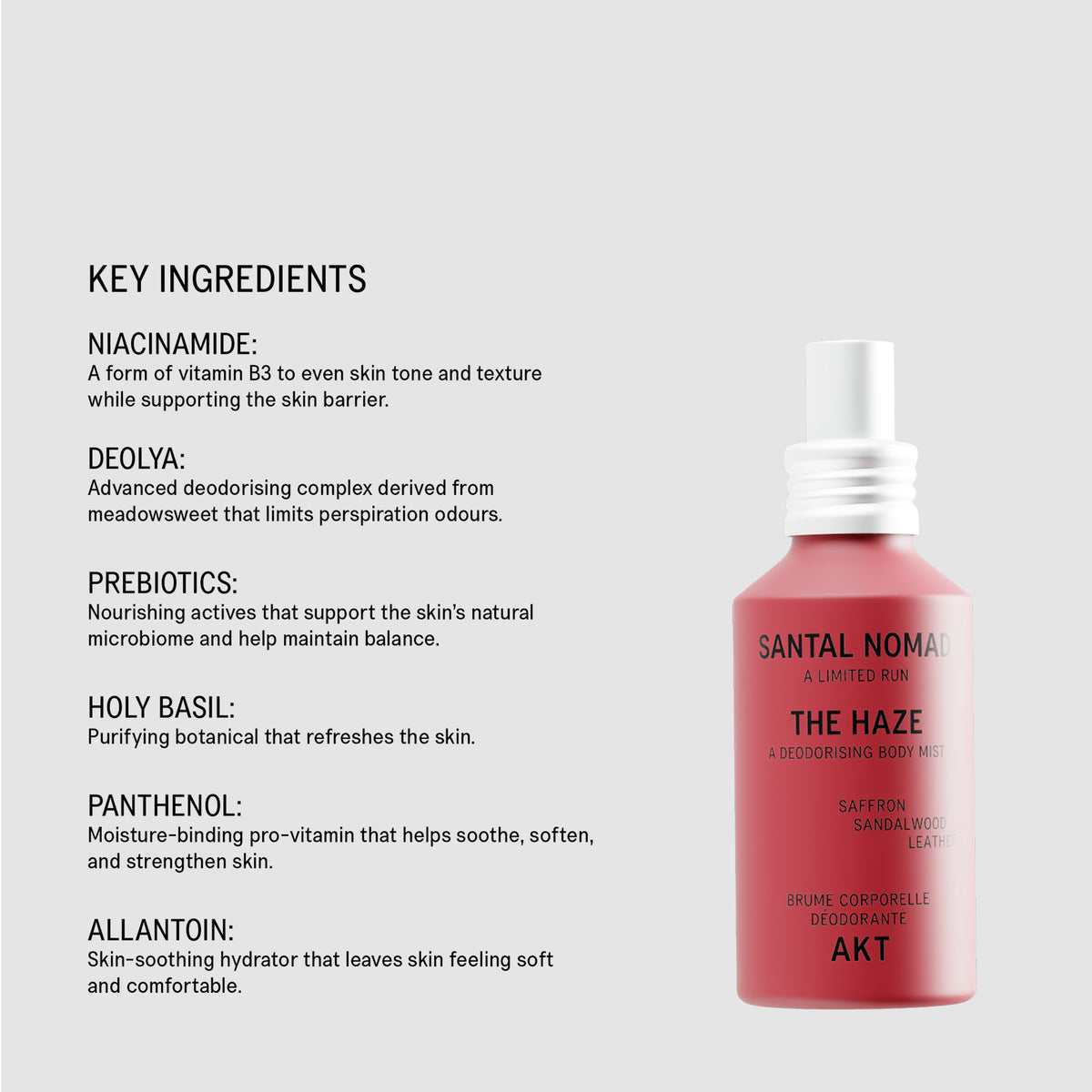 The Haze Deodorising Body Mist
