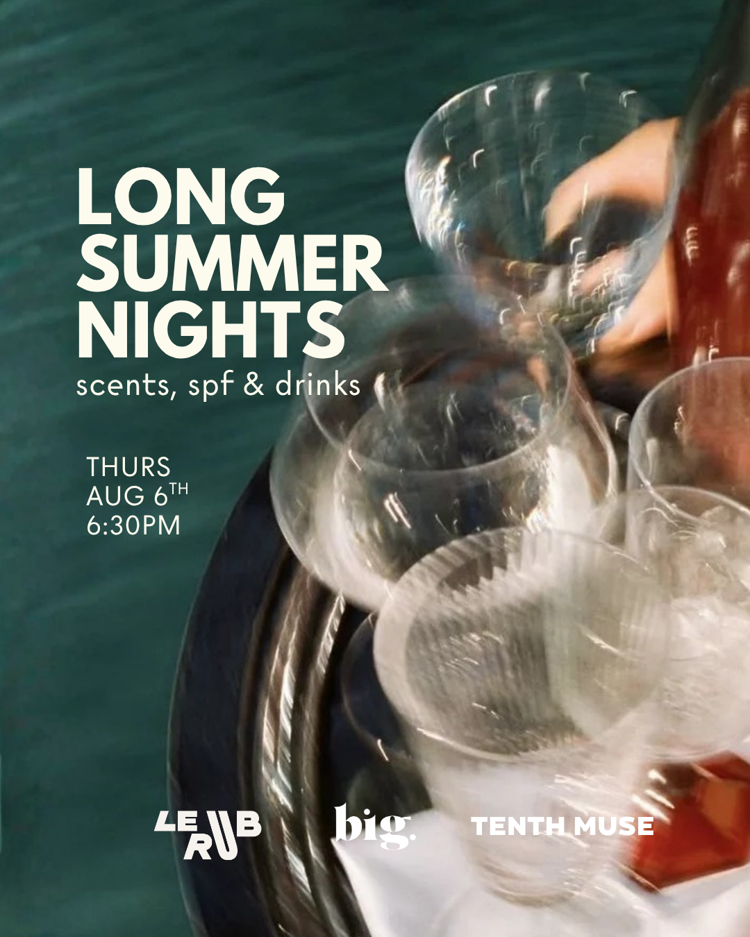 AUG 6TH - Long Summer Nights: Scents, SPF &amp; Spritzes