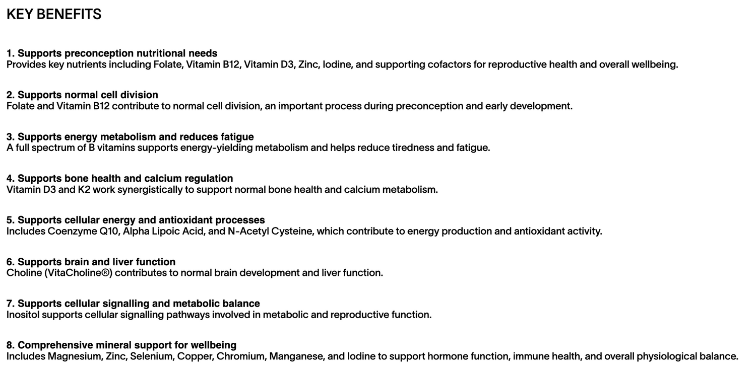Core Prenatal+