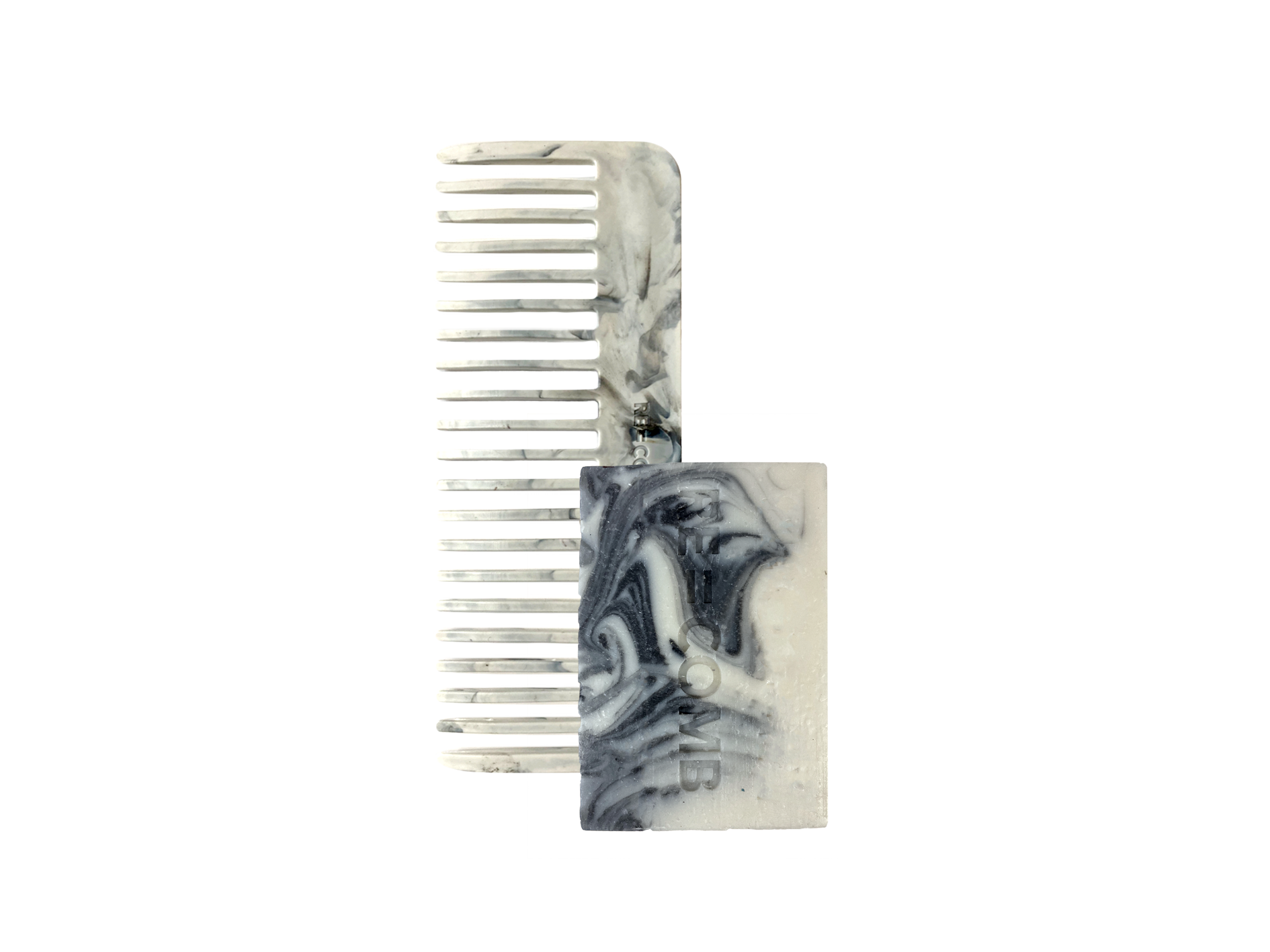 Marble Comb + Mint Body Soap